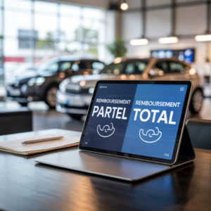 différence entre un remboursement de franchise partiel et total