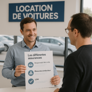 les différentes assurances location de voiture