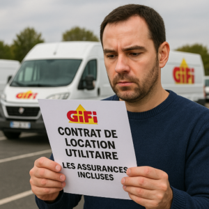 Les assurances incluses dans une location utilitaire gifi