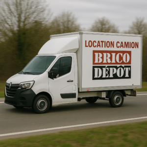 aller simple location camion brico depot
