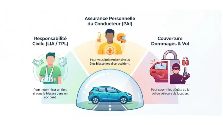 Comment s'assurer au volant de sa voiture de location